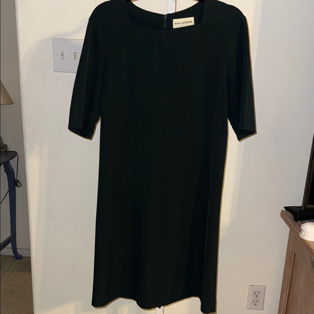 MM Lafleur Elegant Forest Green Dress - Picture 3 of 6